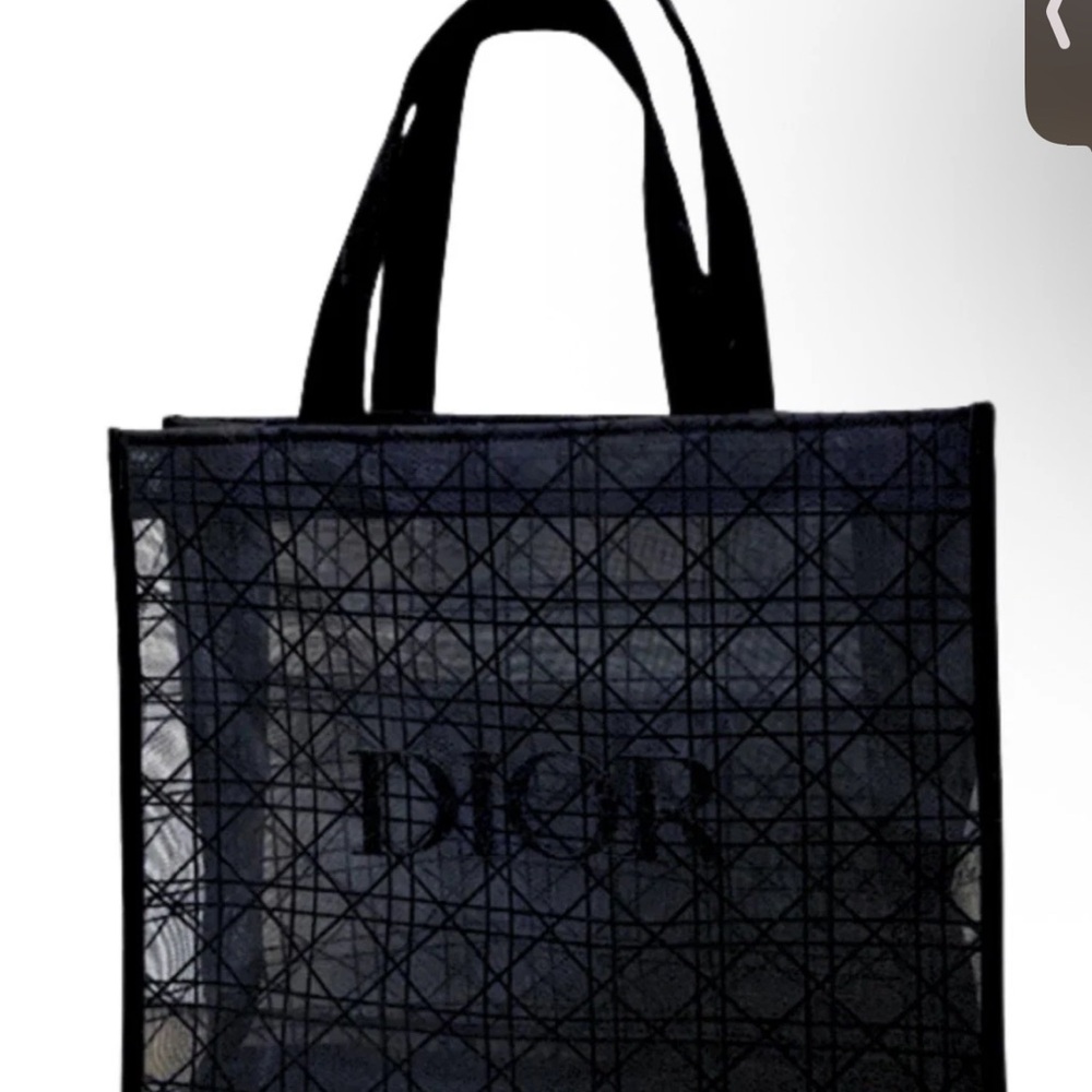 Dior Black Geometric Tote